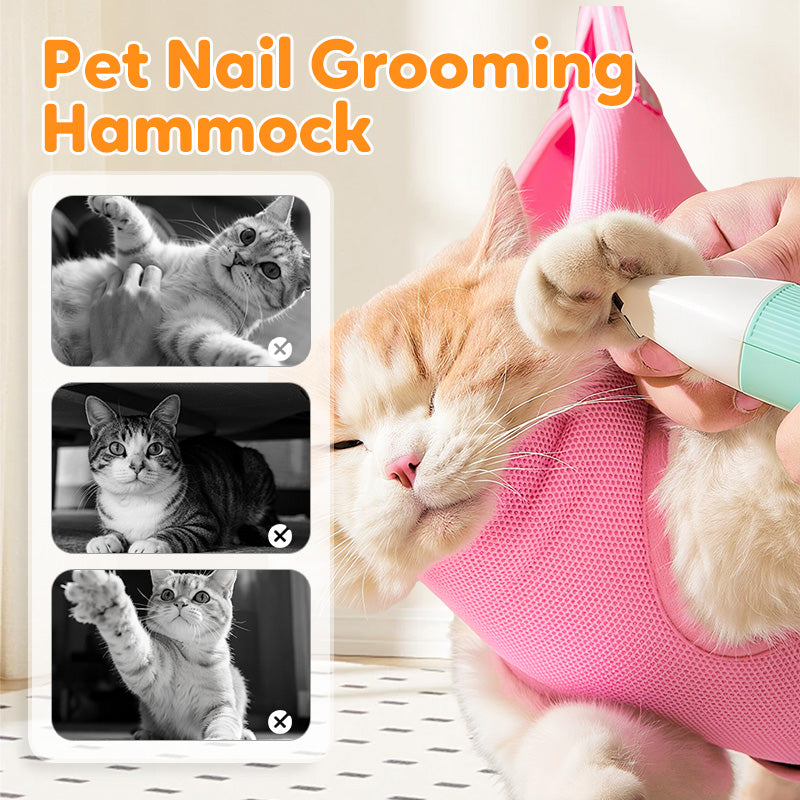 Groom Pets Stress-Free Instantly! Breathable Nail Trimming Hammock