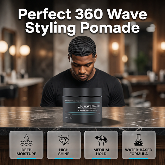 Style 360 Waves Instantly! Water-Based Wave Pomade