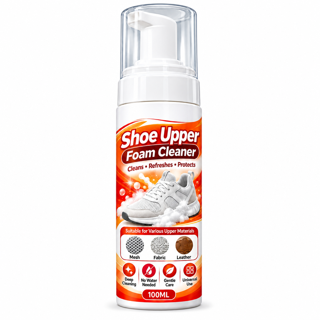 Refresh Shoes Instantly! No-Rinse Shoe Foam Cleaner