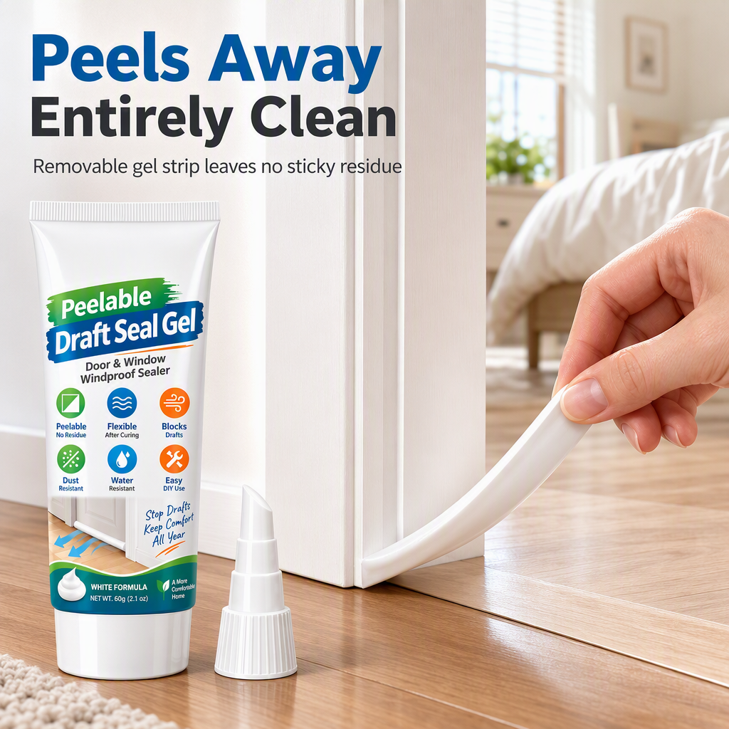 Stop Cold Drafts Instantly! Peelable Window & Door Sealant