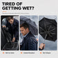 Stay Bone-Dry Instantly! 130cm 12-Rib Windproof Family Umbrella
