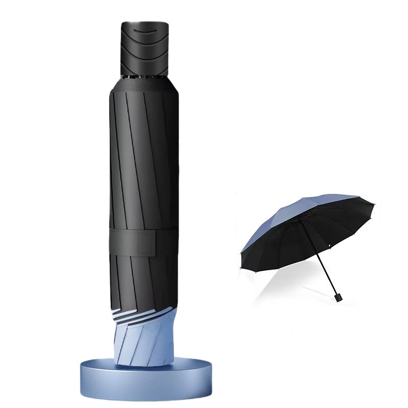 Stay Bone-Dry Instantly! 130cm 12-Rib Windproof Family Umbrella