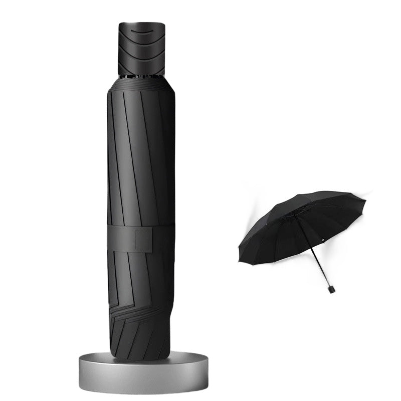 Stay Bone-Dry Instantly! 130cm 12-Rib Windproof Family Umbrella