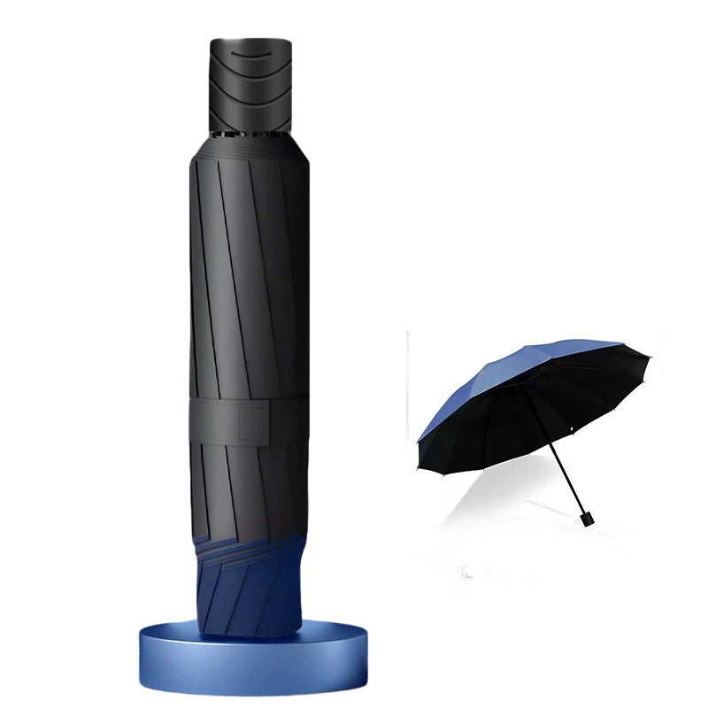Stay Bone-Dry Instantly! 130cm 12-Rib Windproof Family Umbrella