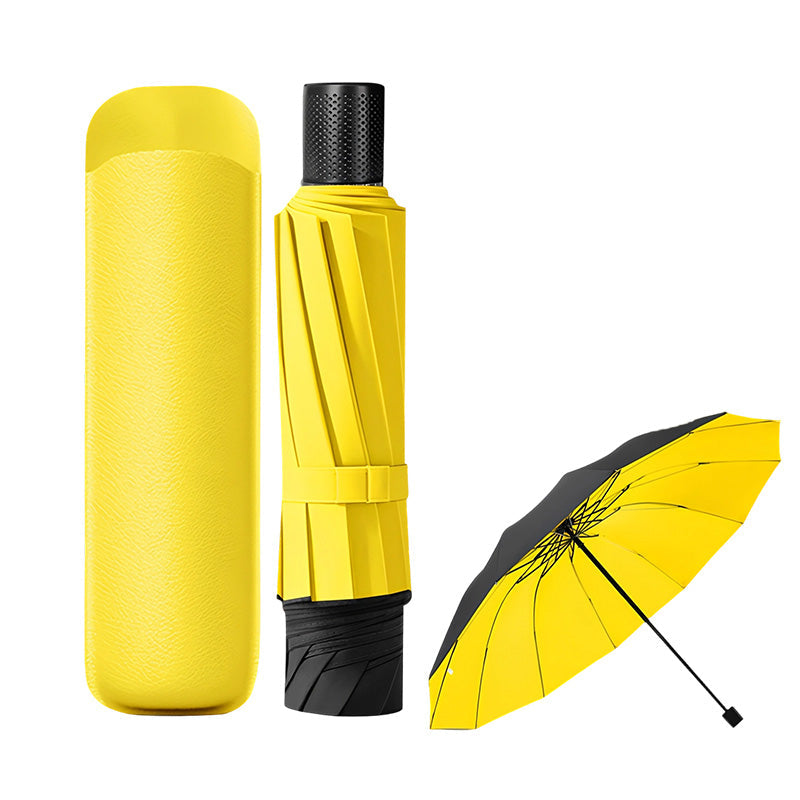 Stay Bone-Dry Instantly! 130cm 12-Rib Windproof Family Umbrella