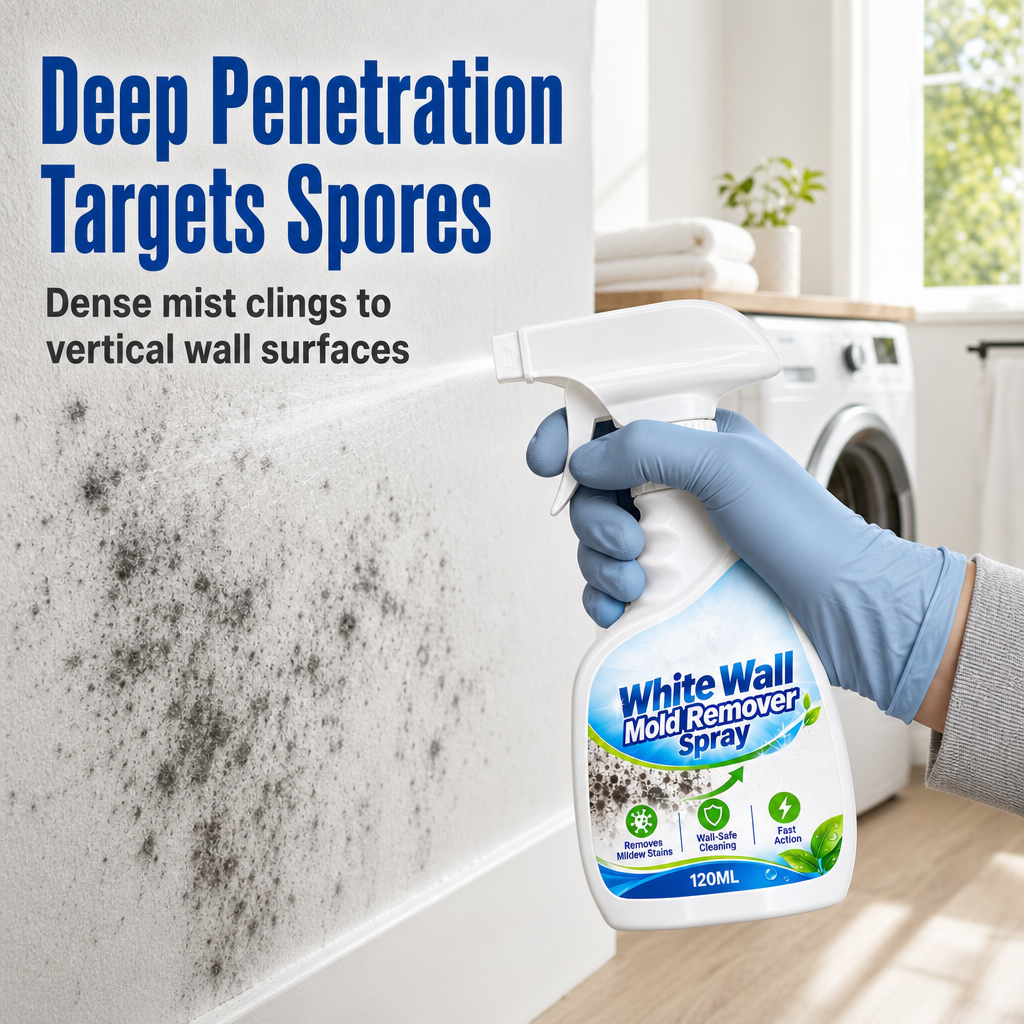 Remove Wall Mold Instantly! Fast-Acting Mildew Remover Spray