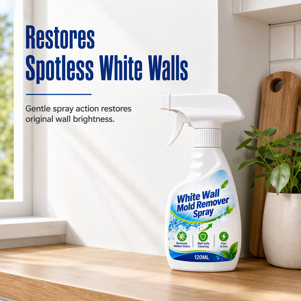 Remove Wall Mold Instantly! Fast-Acting Mildew Remover Spray