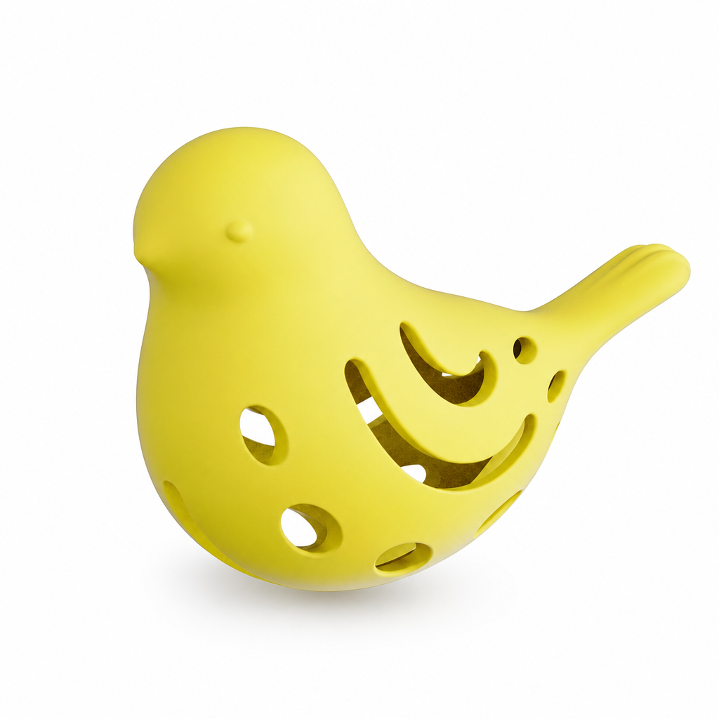 Dispense Treats Instantly! Bird-Shaped Silicone Pet Treat Toy