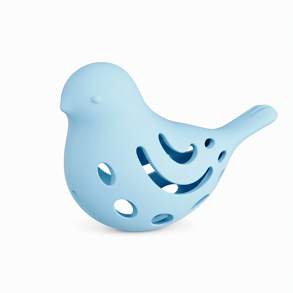 Dispense Treats Instantly! Bird-Shaped Silicone Pet Treat Toy