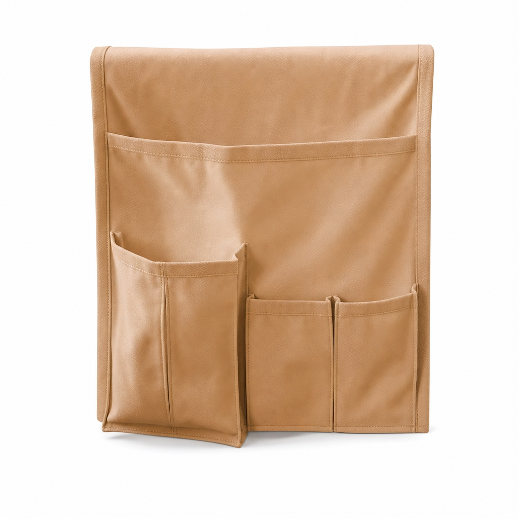 Canvas Sofa Armrest Organizer with Pockets