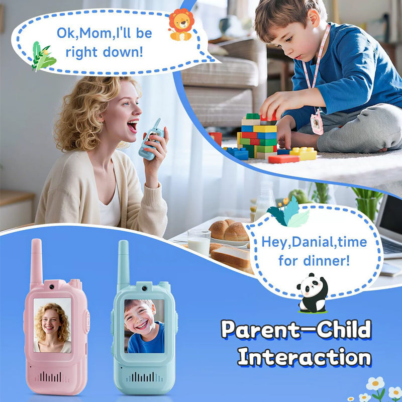 Video Call Instantly! Kids Video Walkie Talkies with 400m Range