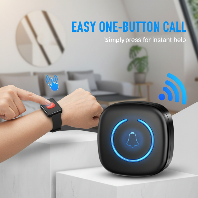 Call for Help Instantly! 300m Wireless Elderly Care Pager