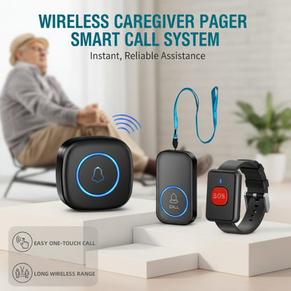 Call for Help Instantly! 300m Wireless Elderly Care Pager
