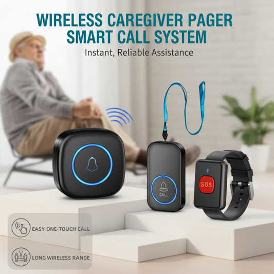 Call for Help Instantly! 300m Wireless Elderly Care Pager