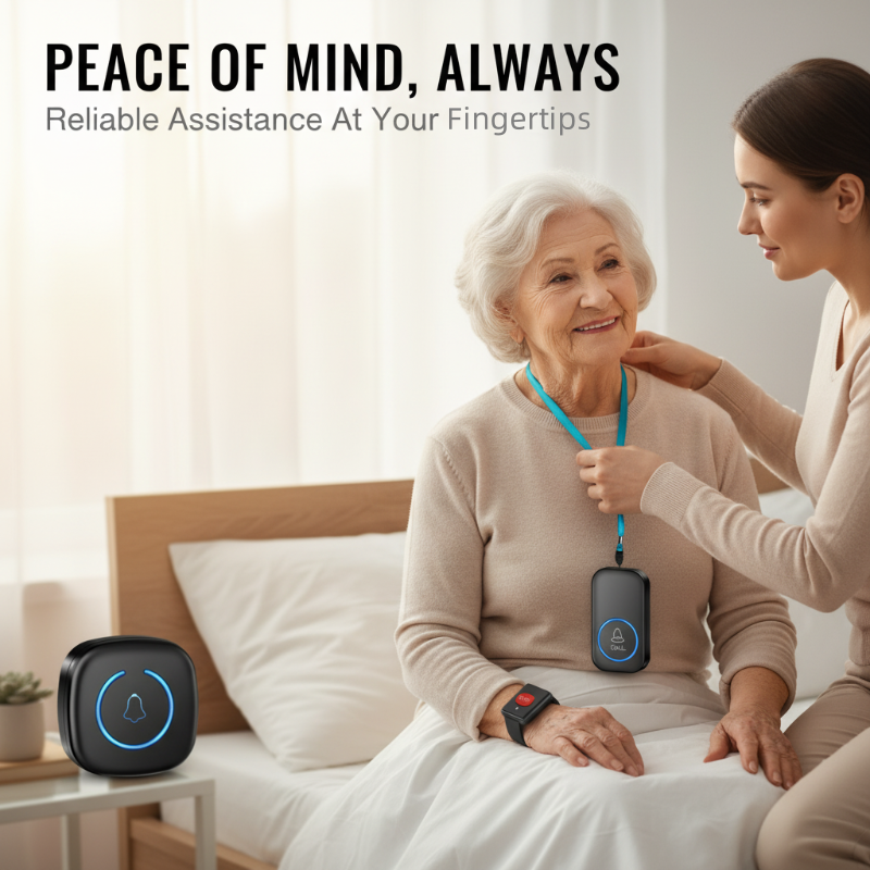 Call for Help Instantly! 300m Wireless Elderly Care Pager