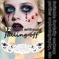 Scare Everyone Instantly! Waterproof Halloween Face Tattoo Stickers