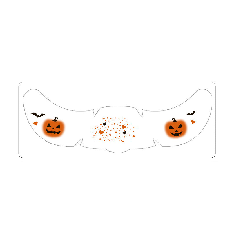 Scare Everyone Instantly! Waterproof Halloween Face Tattoo Stickers