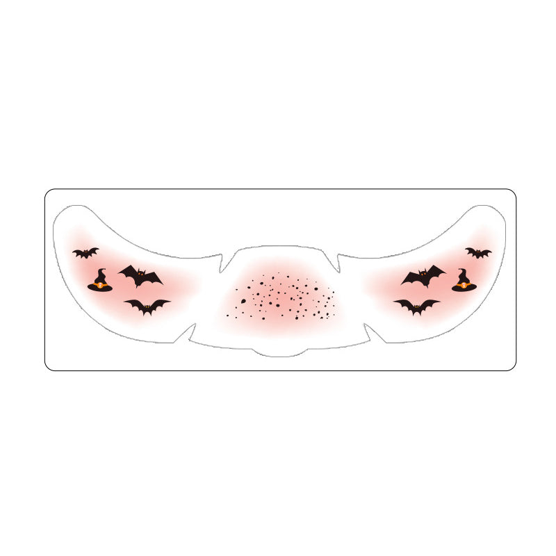 Scare Everyone Instantly! Waterproof Halloween Face Tattoo Stickers
