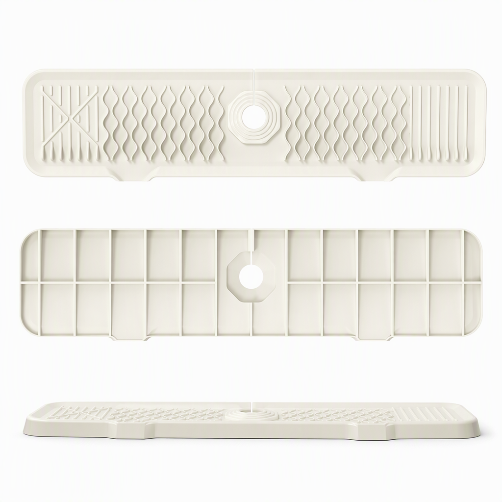 Foldable Silicone Faucet Splash Guard Mat