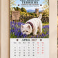 Add Westie Charm Instantly! 2027 Westie Wall Calendar