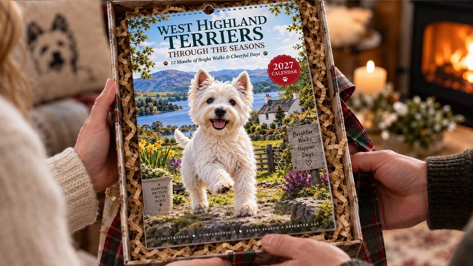 Add Westie Charm Instantly! 2027 Westie Wall Calendar