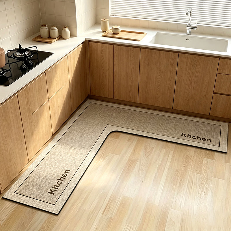 Keep Kitchen Bone-Dry Instantly! L-Shaped Quick-Dry Diatomite Mat
