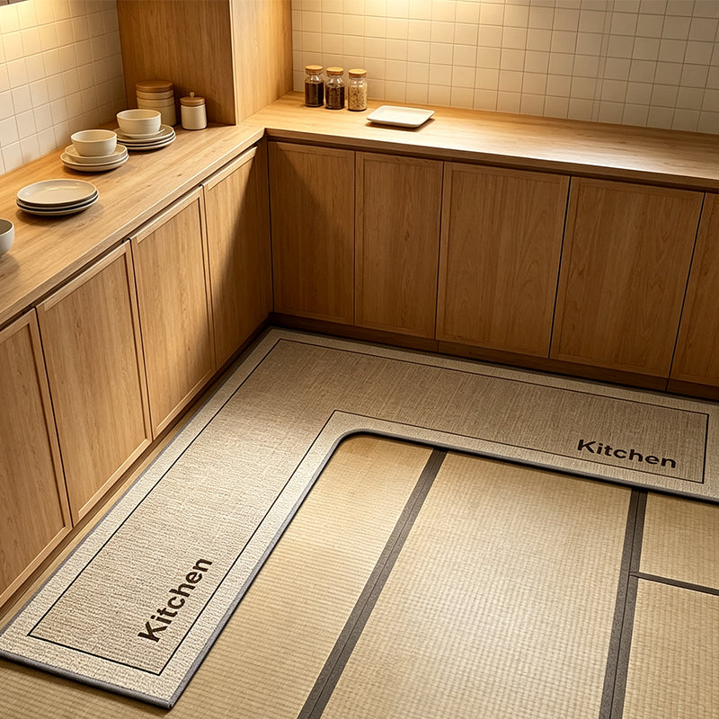 Keep Kitchen Bone-Dry Instantly! L-Shaped Quick-Dry Diatomite Mat