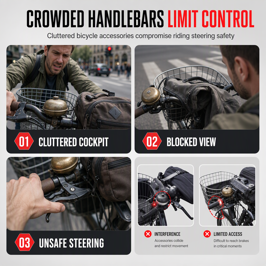 Expand Handlebar Space Instantly! Aluminum Alloy Bicycle Extender