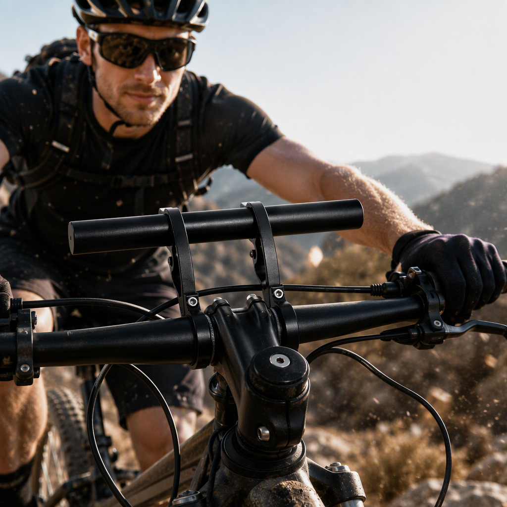 Expand Handlebar Space Instantly! Aluminum Alloy Bicycle Extender