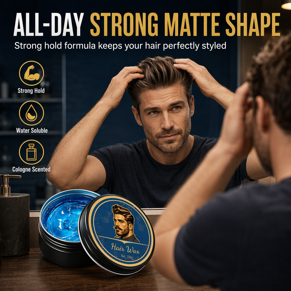 Style With Texture Instantly! Cologne-Scented Men's Styling Pomade