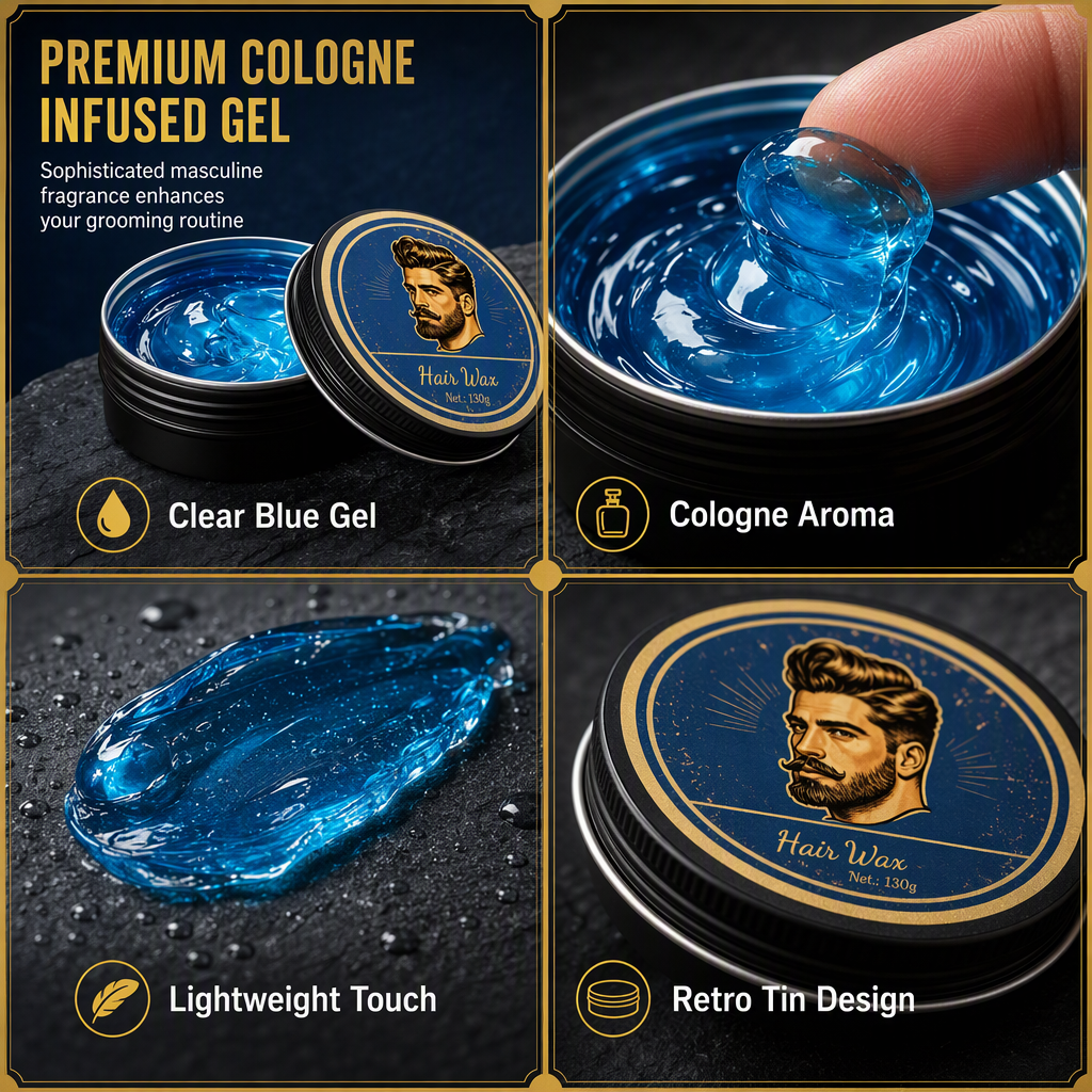 Style With Texture Instantly! Cologne-Scented Men's Styling Pomade