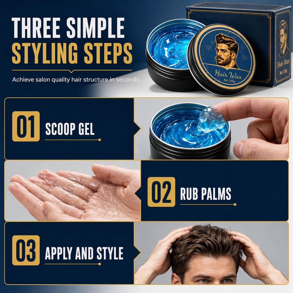 Style With Texture Instantly! Cologne-Scented Men's Styling Pomade