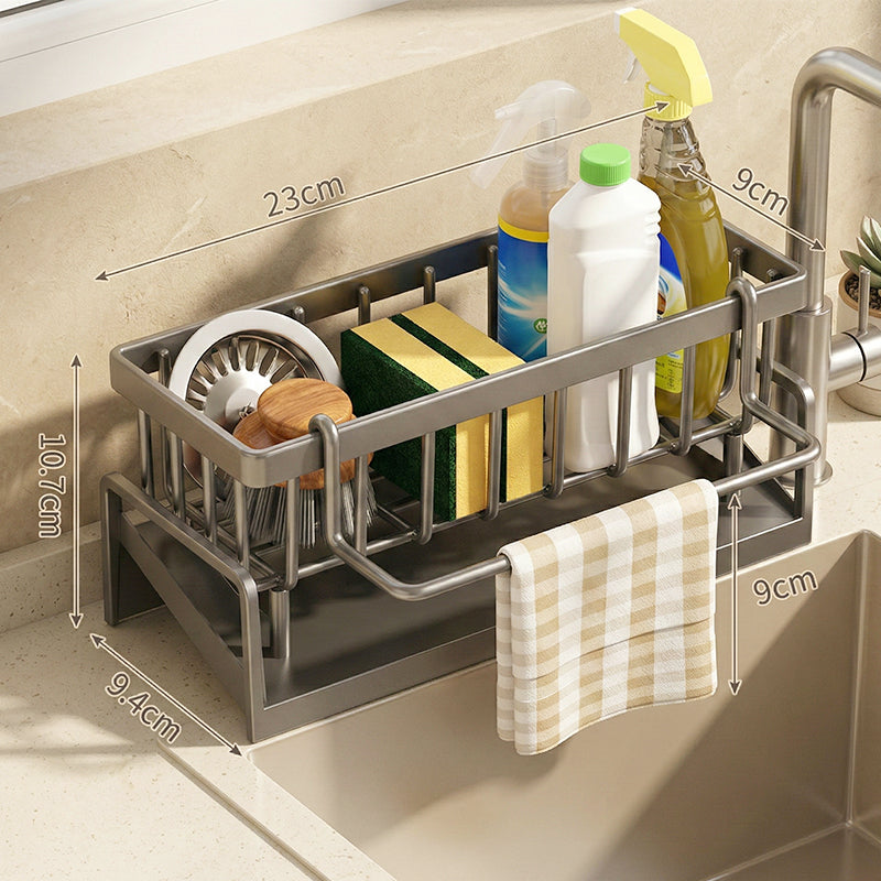 🧽 Multifunctional Sink Drain Rack for Kitchen Organization
