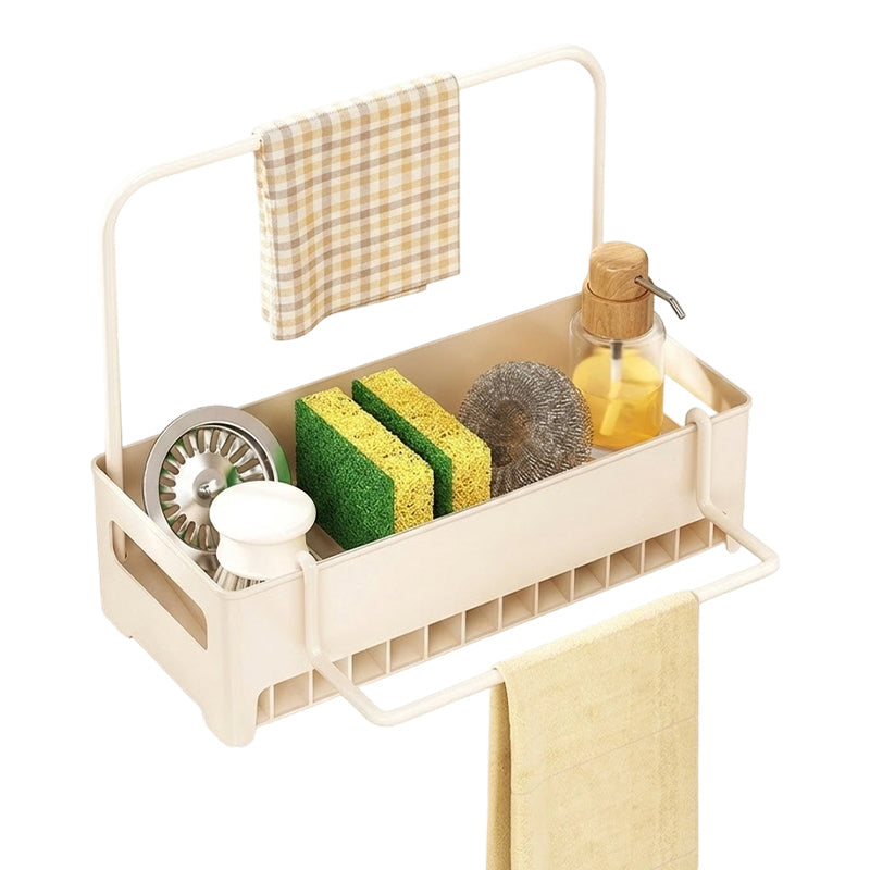 🧽 Multifunctional Sink Drain Rack for Kitchen Organization