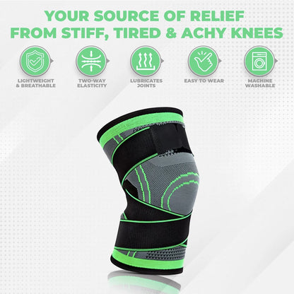 Support Your Knees Instantly! Flexible Compression Sleeve