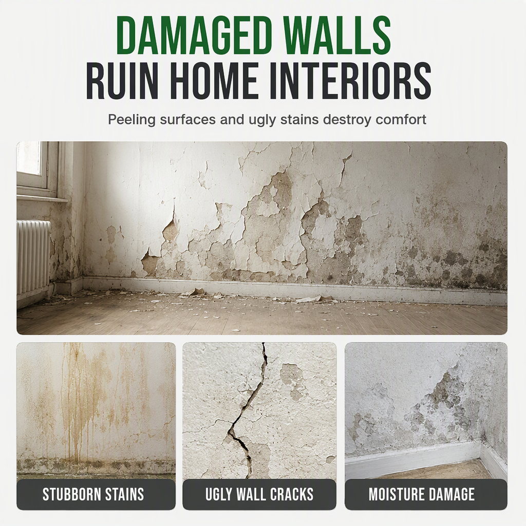 Transform Walls Instantly! Self-Adhesive 3D Brick Panels
