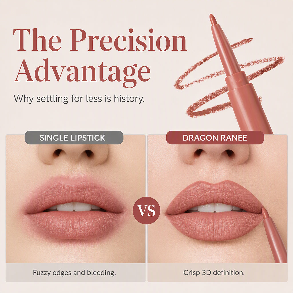 Define Lips Instantly! 2-in-1 Dual-Ended Matte Lip Liner & Lipstick
