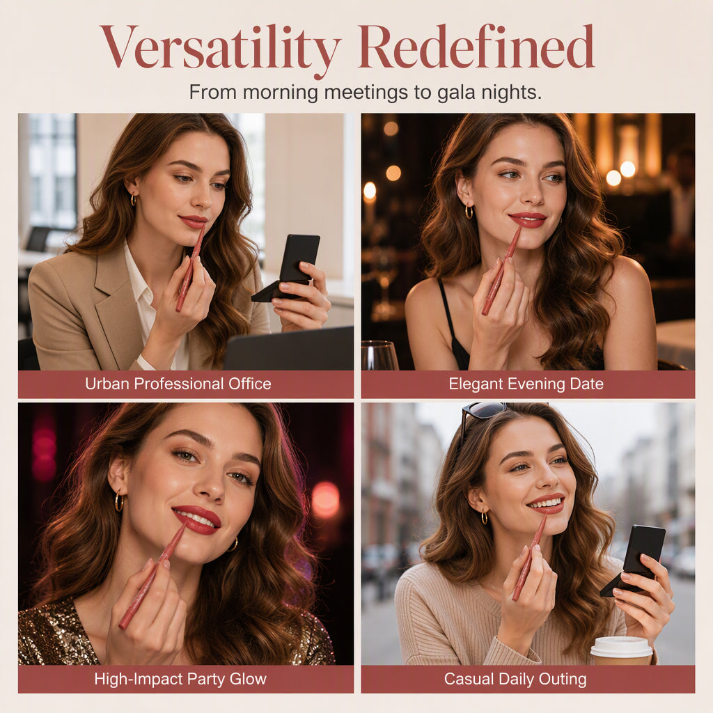 Define Lips Instantly! 2-in-1 Dual-Ended Matte Lip Liner & Lipstick