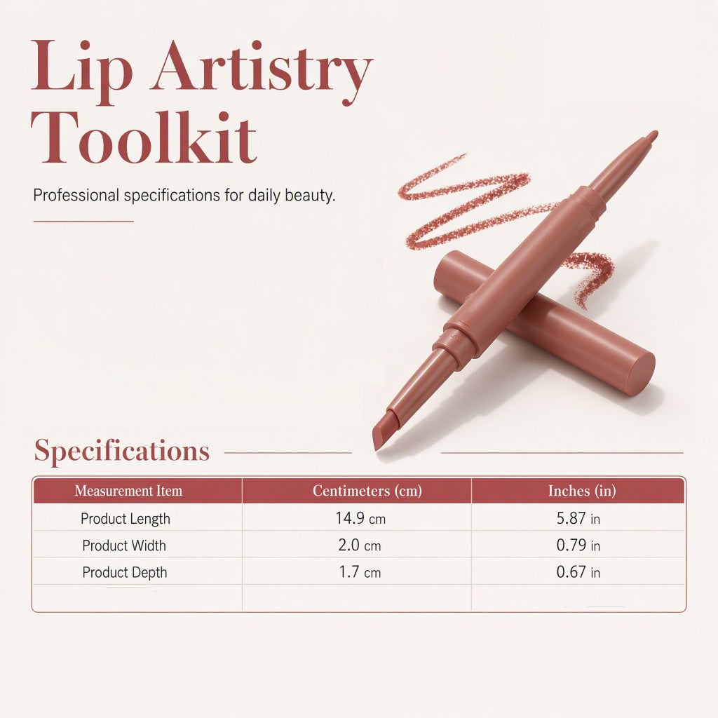 Define Lips Instantly! 2-in-1 Dual-Ended Matte Lip Liner & Lipstick