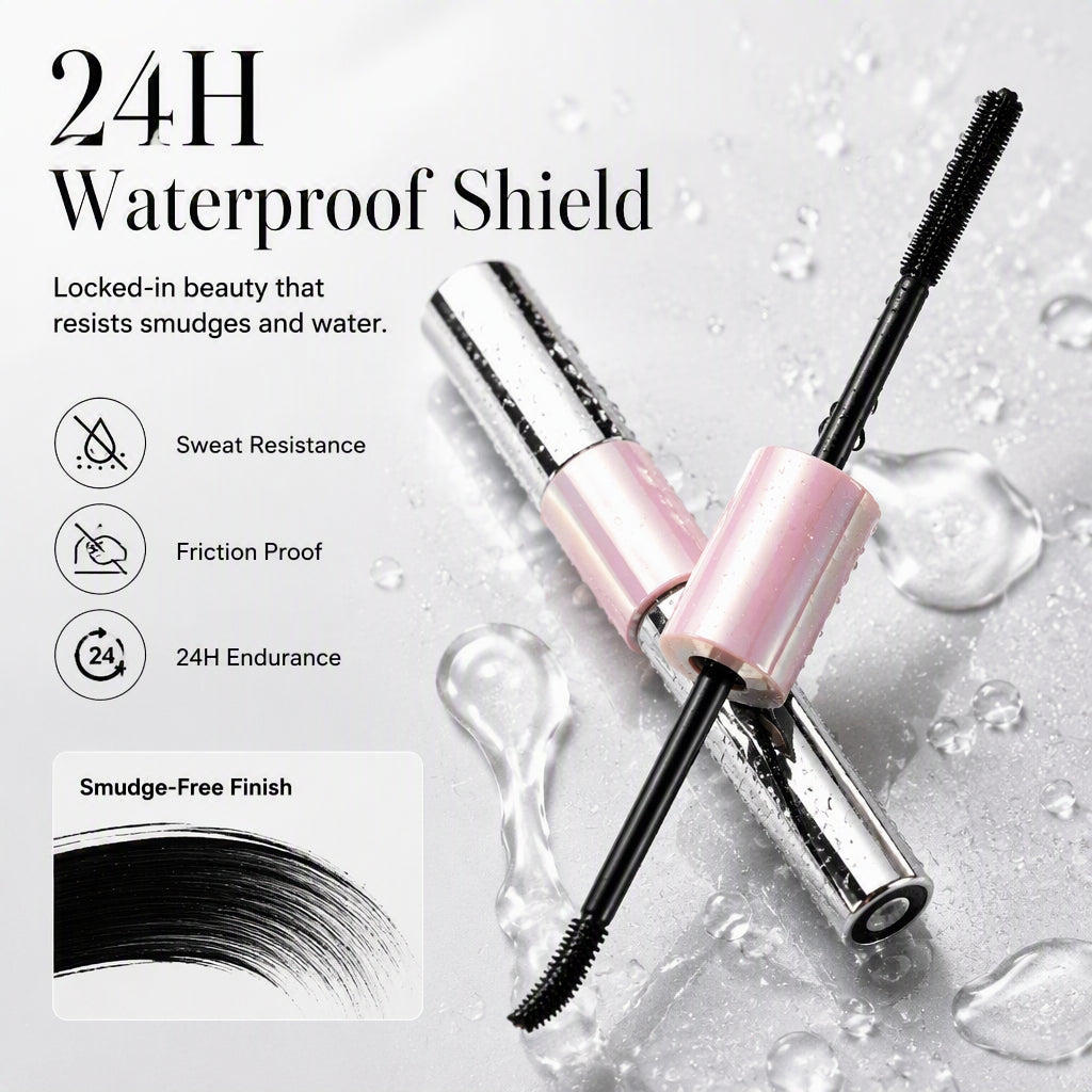 Extend Your Lashes Instantly! Waterproof Dual-Ended Volumizing Mascara