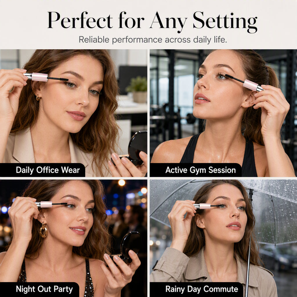 Extend Your Lashes Instantly! Waterproof Dual-Ended Volumizing Mascara