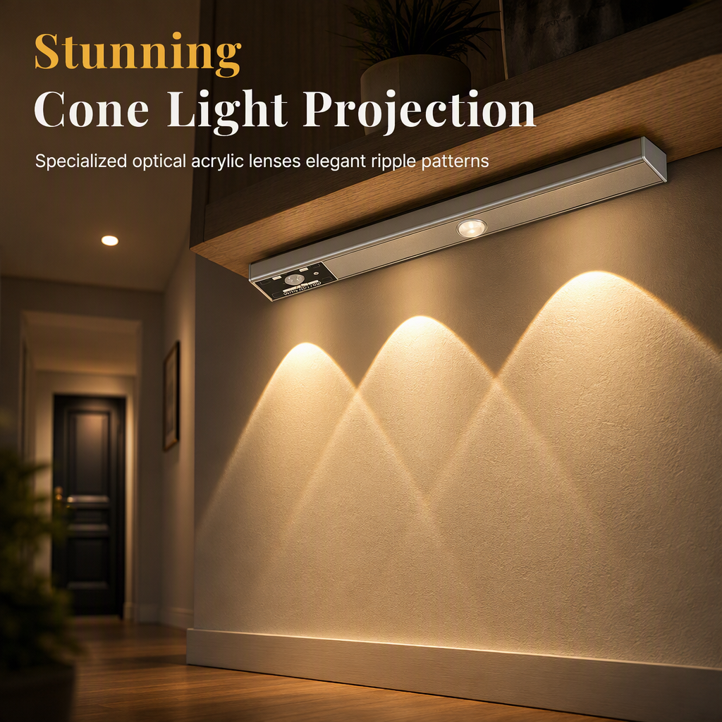 Light Up Dark Spaces Instantly! Motion Sensor Magnetic Night Light