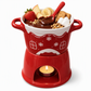Melt Chocolate Instantly! Candle-Warmed Ceramic Fondue Mug