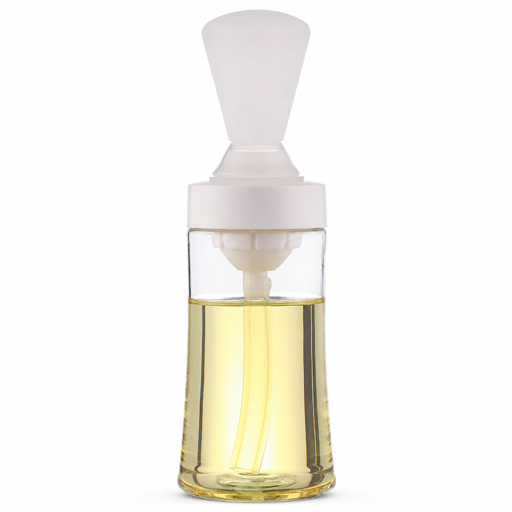 Brush Oil Precisely Instantly! Squeeze Measure Oil Bottle