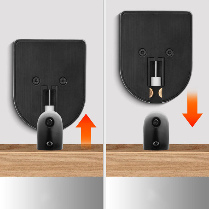 Hold Doors Open Instantly! Push-to-Lock Zinc Alloy Door Stopper