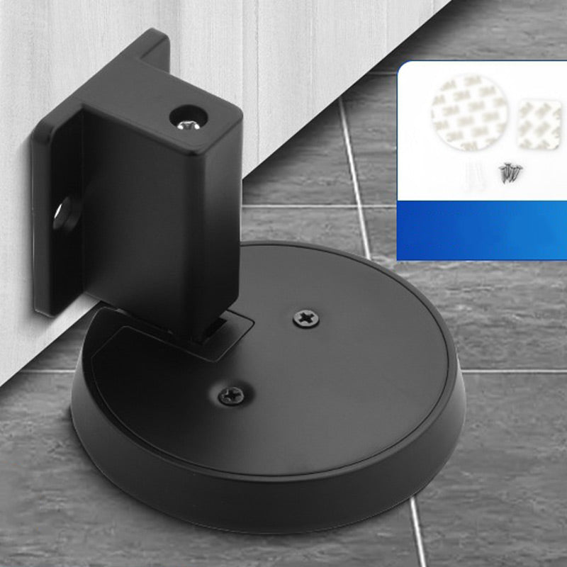 Hold Doors Open Instantly! Push-to-Lock Zinc Alloy Door Stopper