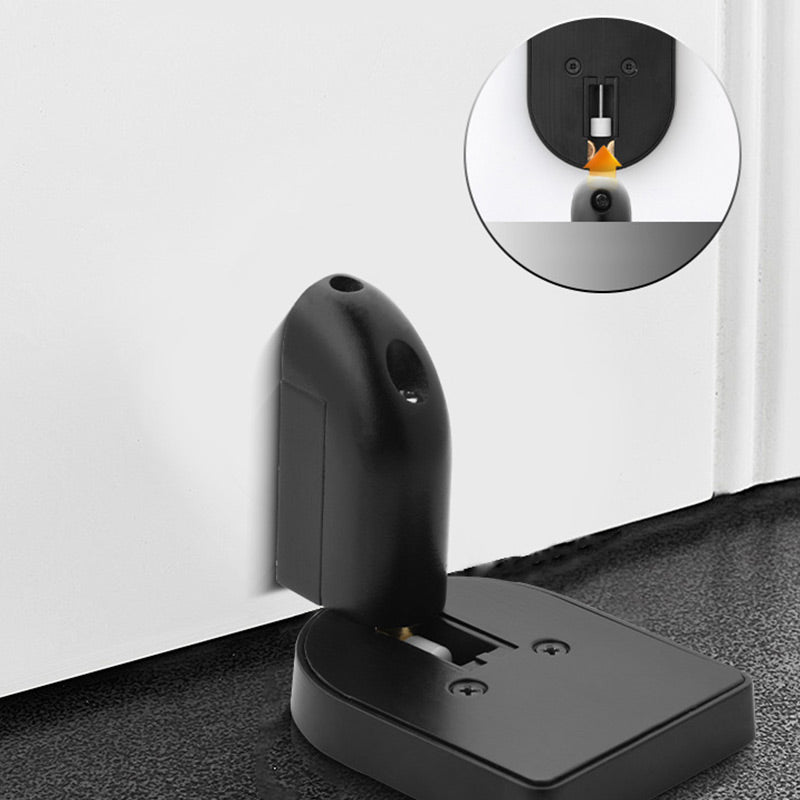 Hold Doors Open Instantly! Push-to-Lock Zinc Alloy Door Stopper