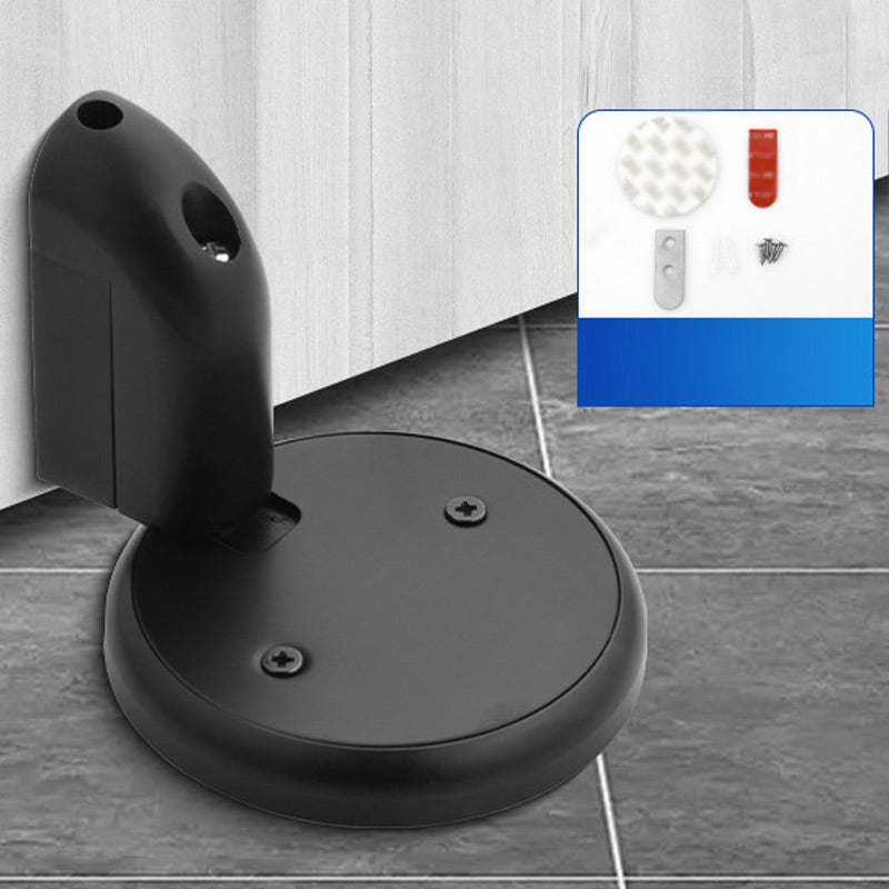 Hold Doors Open Instantly! Push-to-Lock Zinc Alloy Door Stopper