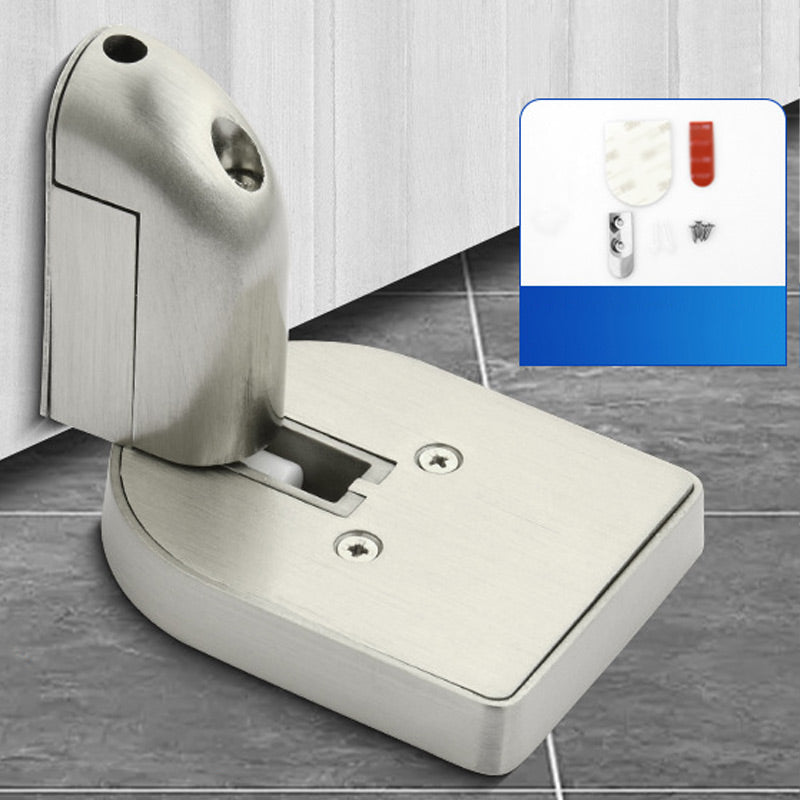 Hold Doors Open Instantly! Push-to-Lock Zinc Alloy Door Stopper