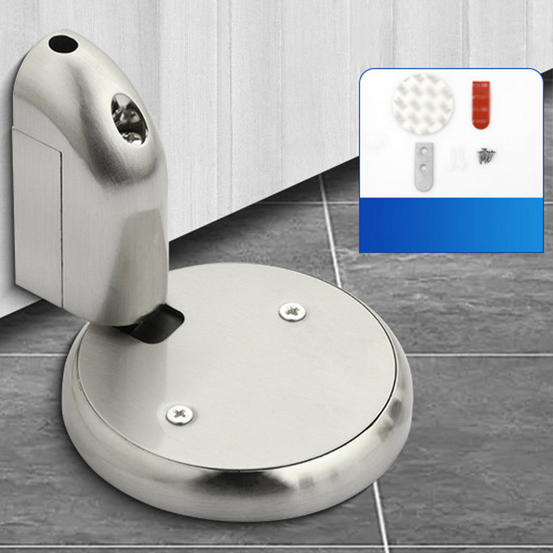 Hold Doors Open Instantly! Push-to-Lock Zinc Alloy Door Stopper